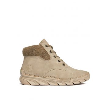 Botine dama -  30322371739 - Piele ecologica - Bej Botine dama -  30322371739 - Piele ecologica - Bej