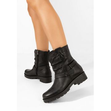 Ghete dama piele Elinore negre Ghete dama piele Elinore negre