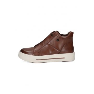 Pantofi sport flatform din piele lacuita Pantofi sport flatform din piele lacuita