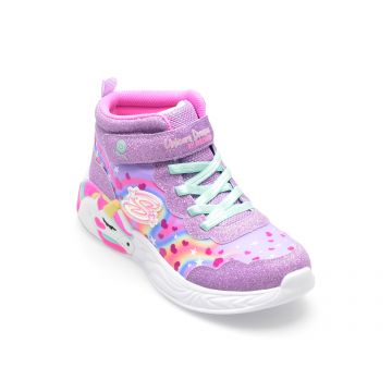 Ghete SKECHERS multicolor, UNICORN DREAMS2332L, din piele ecologica