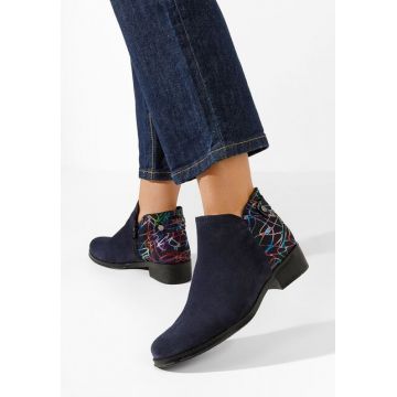 Ghete dama piele Rimina V6 navy