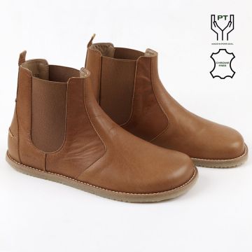 Ghete Chelsea barefoot LUNA - Camel