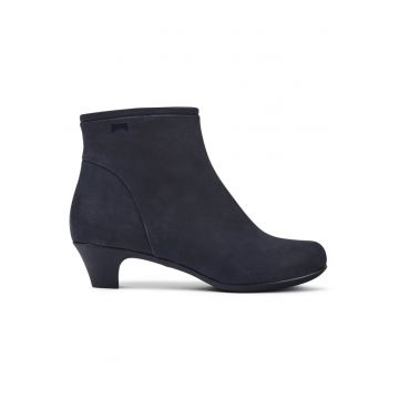 Botine de piele nabuc Helena