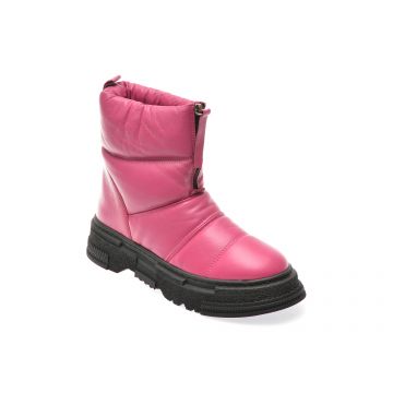 Ghete casual MOLLY BESSA fucsia, 4284005, din piele naturala