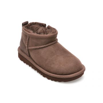 Ghete casual UGG maro, 113075T, din piele intoarsa