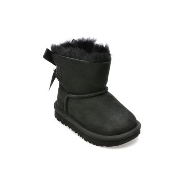 Ghete casual UGG negre, 101739T, din piele intoarsa