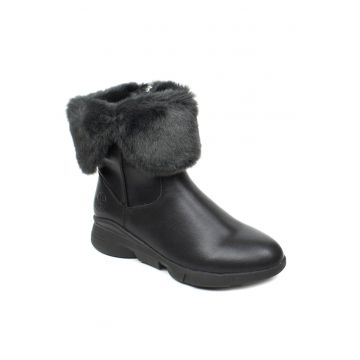 Ghete dama calf negru -