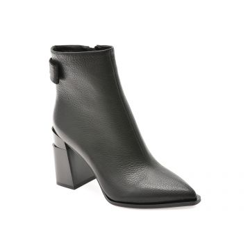 Botine casual EPICA negre, 1180W3, din piele naturala