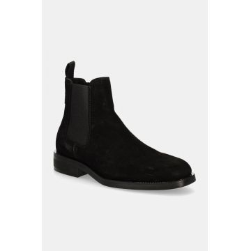 Gant botine din piele intoarsa Rizmood barbati, culoarea negru, 29653753 G00