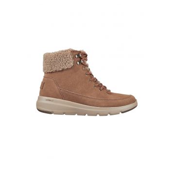 Ghete de piele intoarsa cu garnitura de blana shearling sintetica Glacial Ultra