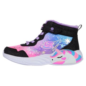 Ghete SKECHERS pentru copii UNICORN DREAMS - MAG - 303057LBKMT