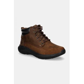 Skechers pantofi PARSON EDERIC barbati, culoarea maro, 205175