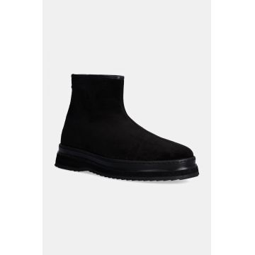 Gant pantofi de piele intoarsa Blistown barbati, culoarea negru, 29643734 G00