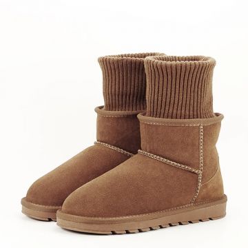 Ghete camel din piele naturala B-5812 118