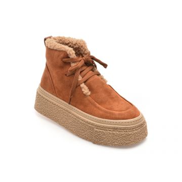 Ghete casual GRYXX maro, 4403509, din piele intoarsa