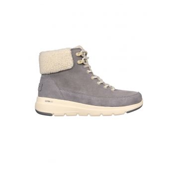 Ghete de piele intoarsa cu garnitura de blana shearling sintetica Glacial Ultra