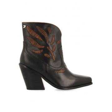 Botine western de piele Rajec