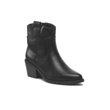 Botine dama - 5904862220253 - Piele ecologica - Negru