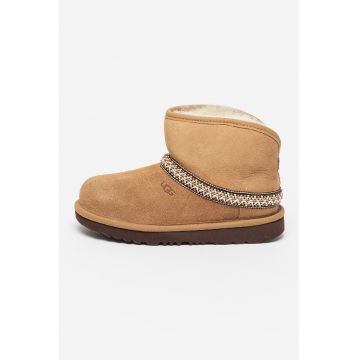 Ghete slip-on de piele intoarsa Mini Crescent