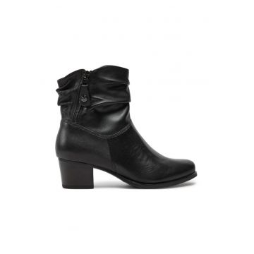 Botine 9-25348-41 Negru - Piele lacuita