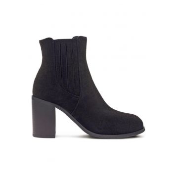 Botine dama - 590558807270638 - Piele ecologica - Negru