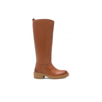 Botine dama - 590558811247138 - Piele naturala - Maro