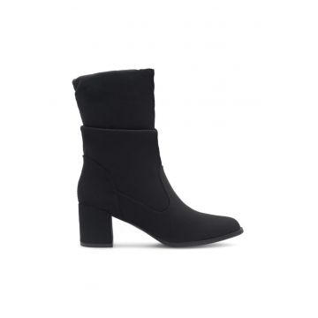 Botine dama - 590559 - Textil - Negru -