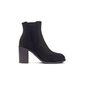 Botine dama - 590559 - Textil - Negru -