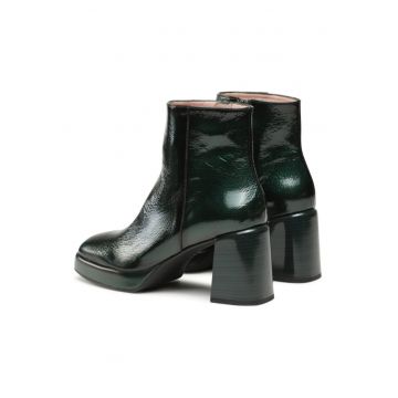 Ghete dama - 303067618 - Verde - Piele lacuita