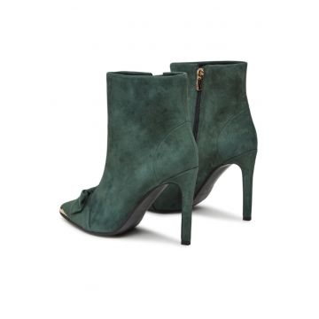 Ghete dama - 303203894 - Verde - Piele naturala/Piele intoarsa