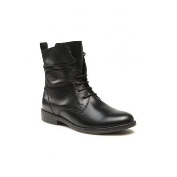 Botine dama - 303468 - Piele naturala - Negru