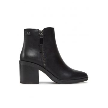 Botine dama 303616304 - Piele ecologica - Negru