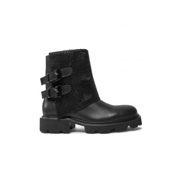 Botine I240884 Negru - Piele ecologica