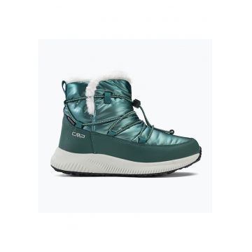 Ghete de zapada - pentru dama - Sheratan Snowboots Wp - Textil/Blana artificiala - Verde/Alb -