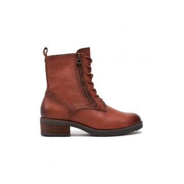 Botine 9-25253-43 Maro - Piele lacuita