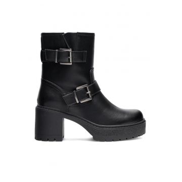 Botine dama - 590558802725638 - Sintetic - Negru