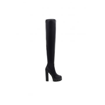 Botine dama - 590558803259537 - Piele ecologica - Negru