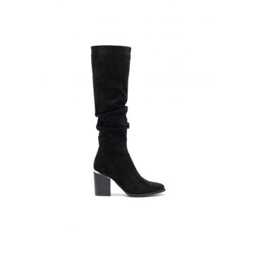 Botine dama - 590558803327141 - Piele ecologica - Negru