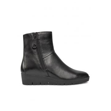 Ghete dama - 303526047 - Negru - Piele naturala