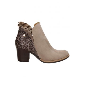 Botine dama - Piele naturala - Marime 38 - Bej