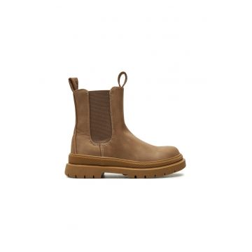 Botine 241562 B208 Bej - Piele ecologica