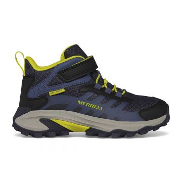 Ghete Merrell Moab Speed Mid 2 A/C Waterproof Kids Albastru - Navy