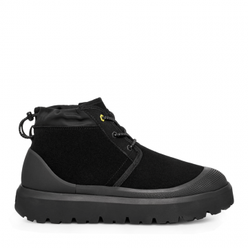 Ghete  bărbați UGG Heritage Weather Hybrid, negre din piele întoarsă 2398BG1143991VN