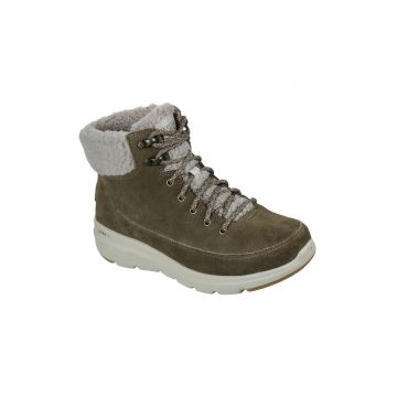 Ghete de piele intoarsa cu garnitura de blana shearling sintetica Glacial Ultra