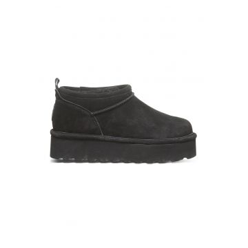 Ghete slip-on de piele intoarsa Retro