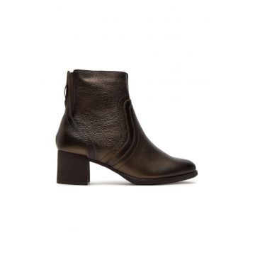 Botine 8-85309-43 Maro - Piele lacuita