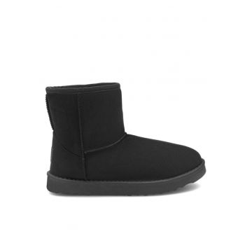 Botine dama - 590558803530540 - Piele ecologica - Negru