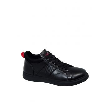 Ghete Casual Barbati A100-1 Negre - Negru