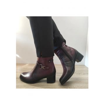 Ghete Casual Dama 141410 Bordo - Bordo