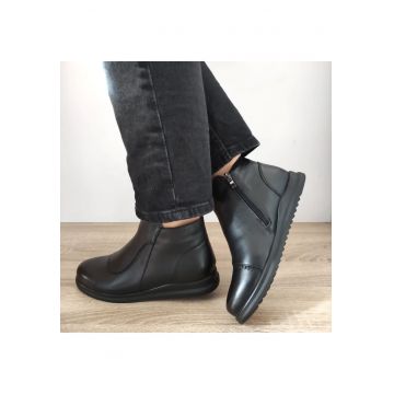 Ghete Casual Dama F6-69 Negre - Negru